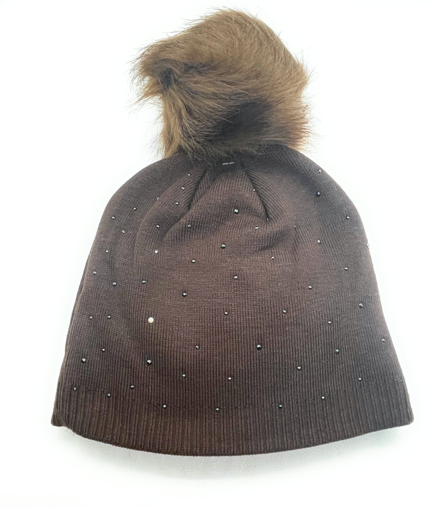 Gorro pompón de felpa